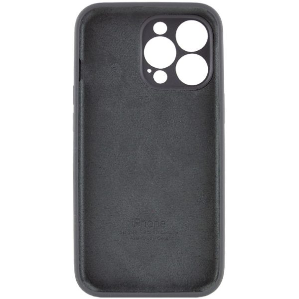 Чохол для iPhone 14 Pro Max Сірий Silicone Case Full Camera Protective - Зображення 4