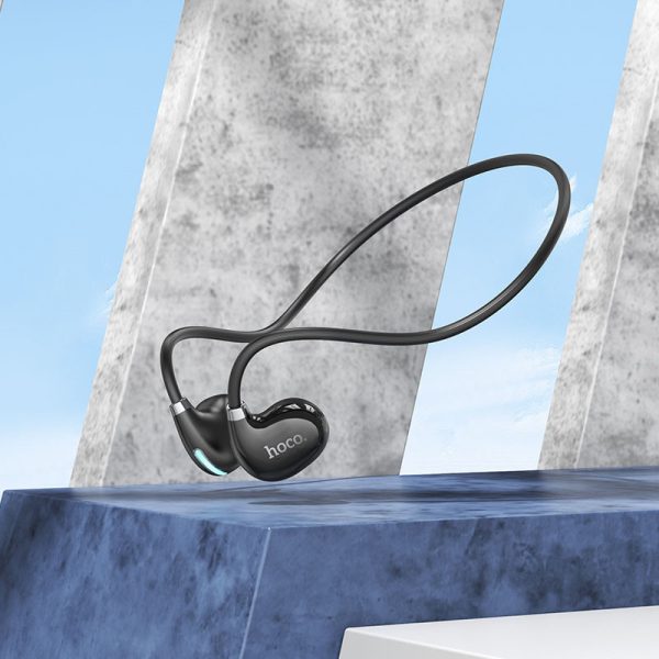 Bluetooth Навушники Hoco ES68 Musical air conduction Чорний - Зображення 4