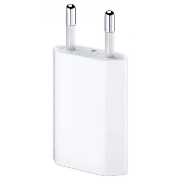 Зарядний пристрій 5W Power Adapter for Apple (1USB-A) (no box) Білий