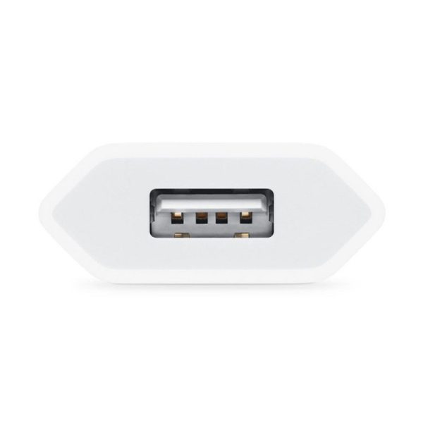 Зарядний пристрій 5W Power Adapter for Apple (1USB-A) (no box) Білий - Зображення 2