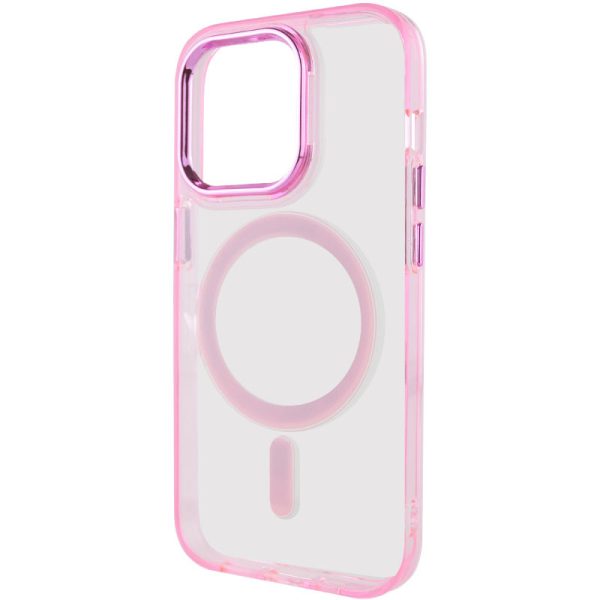 Чохол для iPhone 15 Pro Рожевий TPU Iris with MagSafe - Зображення 3