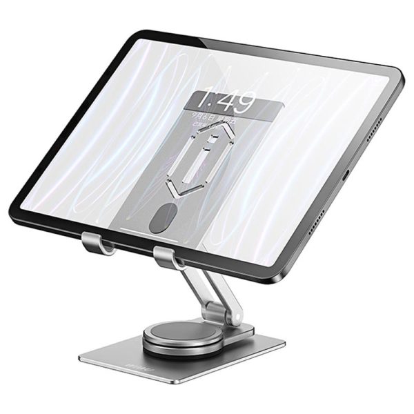 Підставка для планшетів WIWU ZM107 Desktop Rotation Stand For Tablet up to 12.9 inch Срібний - Зображення 2