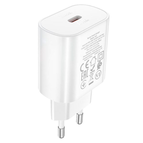 Зарядний пристрій Hoco N22 Jetta PD25W (1USB-C) Білий - Зображення 3