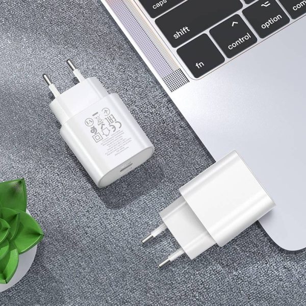 Зарядний пристрій Hoco N22 Jetta PD25W (1USB-C) Білий - Зображення 5