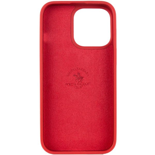 Шкіряний чохол для Apple iPhone 13 Pro Червоний Polo Santa Barbara - Зображення 4