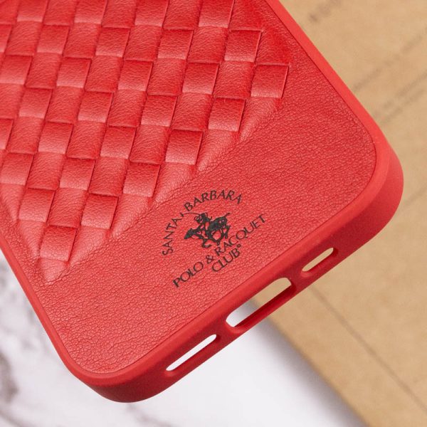 Шкіряний чохол для Apple iPhone 13 Pro Червоний Polo Santa Barbara - Зображення 7