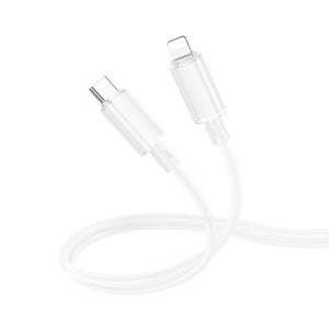Дата кабель Borofone BX112 Lemon Type-C to Lightning 27W (1m) Білий