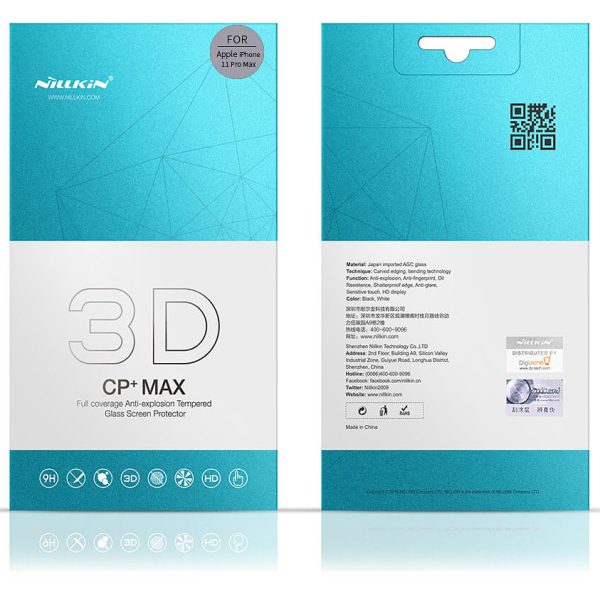 Захисне скло для iPhone 11 Pro / X /XS Nillkin (CP+ max 3D) (full glue) - Зображення 8