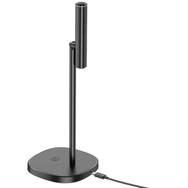 Настільний мікрофон Hoco L16 Mike USB+Type-C Чорний - Зображення 2