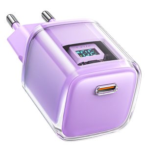 Зарядний пристрій Acefast A53 Sparkling series PD30W GaN (1USB-C) Фіолетовий