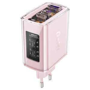 Зарядний пристрій Acefast A45 Exploration series PD65W GaN (1USB-A/2C) Cherry blossom