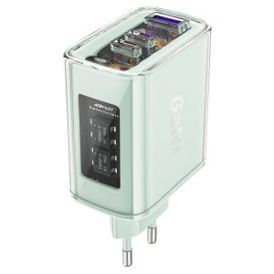Зарядний пристрій Acefast A45 Exploration series PD65W GaN (1USB-A/2C) Mountain mist