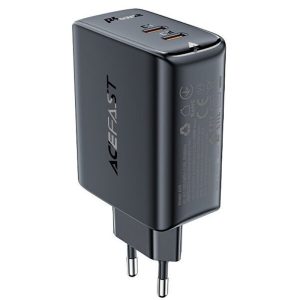 Зарядний пристрій Acefast A29 PD50W GaN (2USB-C) Чорний