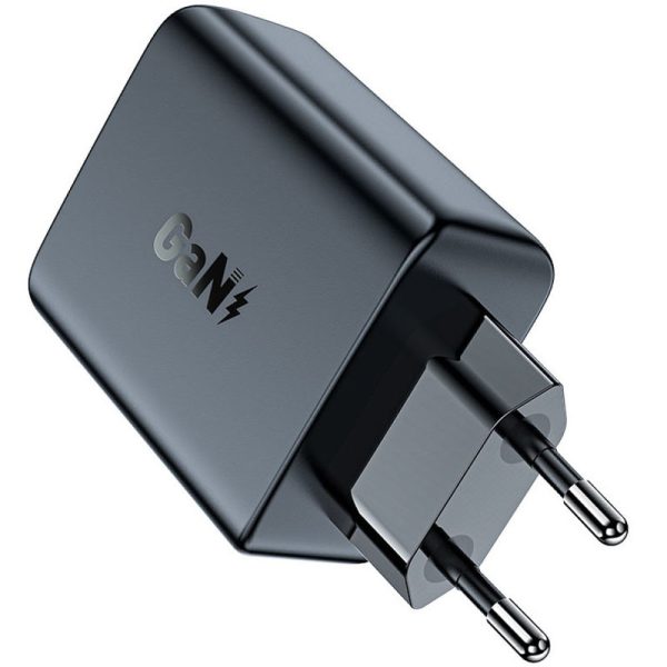 Зарядний пристрій Acefast A29 PD50W GaN (2USB-C) Чорний - Зображення 2