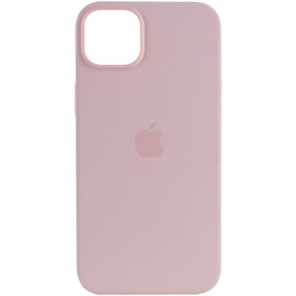 Чохол для iPhone 14 Pro Max Рожевий Silicone case full with Magsafe