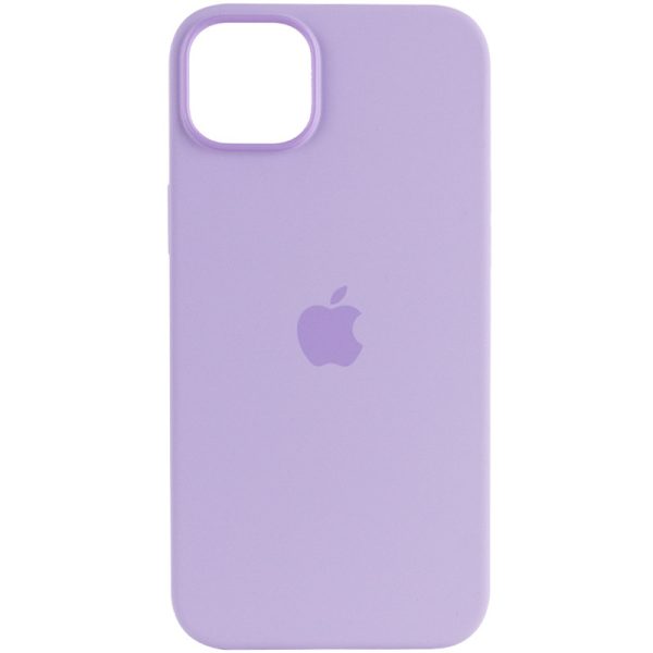Чохол для iPhone 14 Pro Max Бузковий Silicone case full with Magsafe