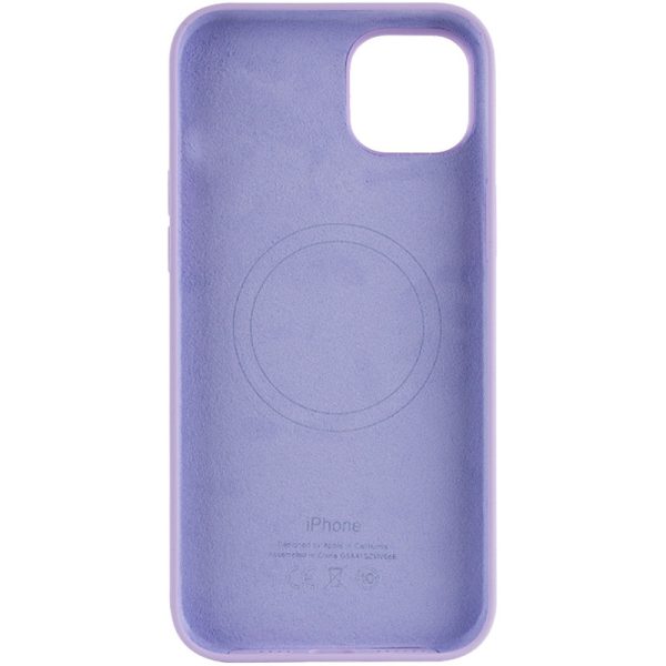 Чохол для iPhone 14 Pro Max Бузковий Silicone case full with Magsafe - Зображення 2