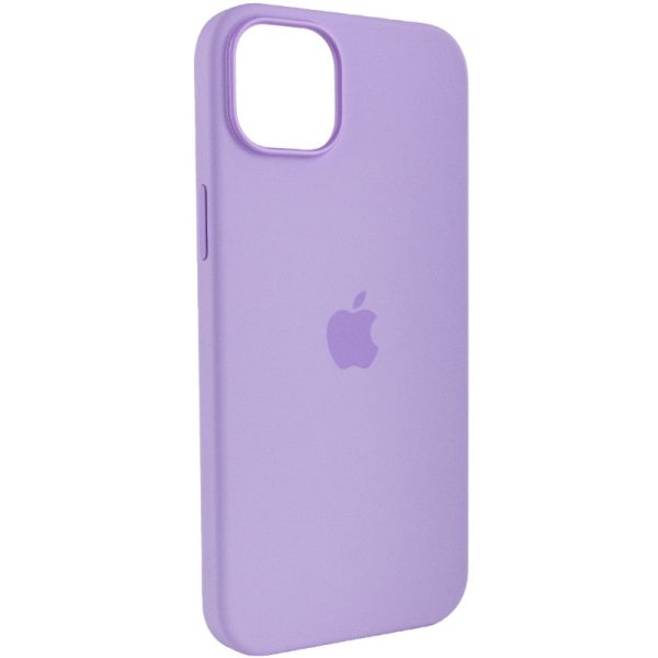 Чохол для iPhone 14 Pro Max Бузковий Silicone case full with Magsafe - Зображення 5