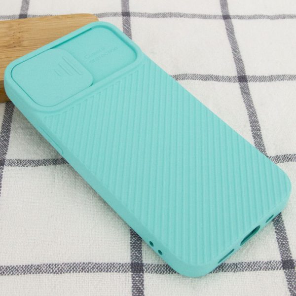 Чохол для iPhone 12 Pro Max Бірюзовий Camshield Square TPU зі шторкою - Зображення 5