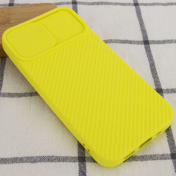 Чохол для iPhone 12 Pro Max Жовтий Camshield Square TPU зі шторкою - Зображення 4