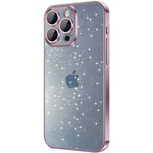 Чохол для iPhone 12 Pro Max Золотий TPU+PC Glittershine