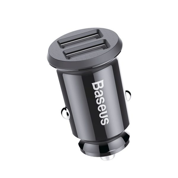АЗП Baseus Grain 3.1A (2USB-A) (CCALL-ML) Чорний - Зображення 3