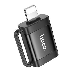 Перехідник OTG Lightning to USB Hoco UA31A чорний