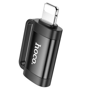 Перехідник OTG Lightning to Type-C Hoco UA31B чорний