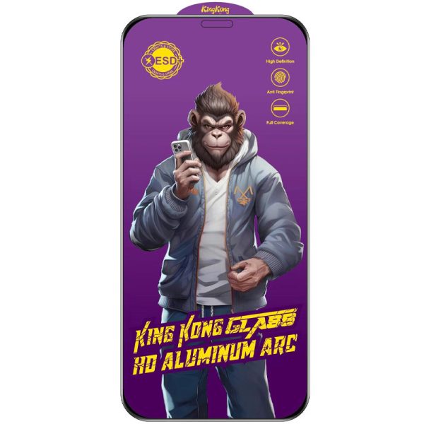 Захисне скло для iPhone 11 / XR 5D Anti-static Фіолетовий