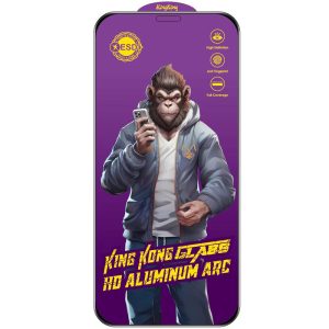 Захисне скло для iPhone 14 Pro Max 5D Anti-static Фіолетовий