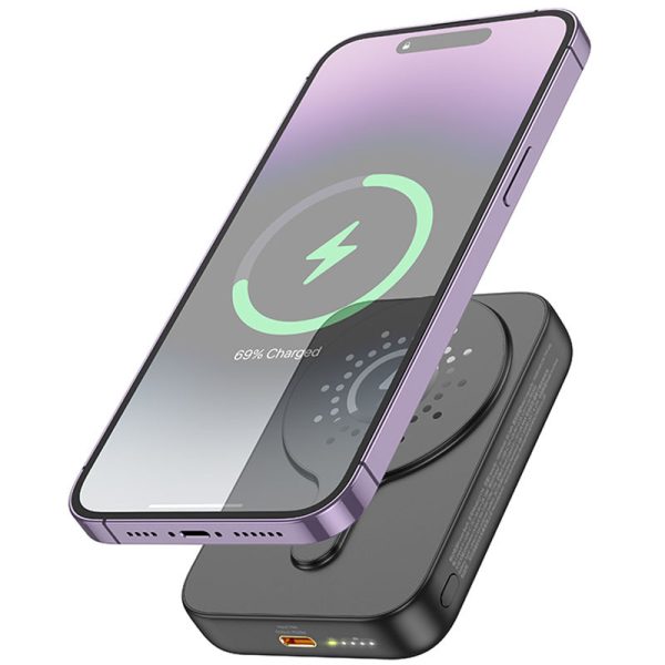 Павербанк Power Bank Hoco J117A Esteem PD20W з БЗП 10000 mAh Чорний - Зображення 2