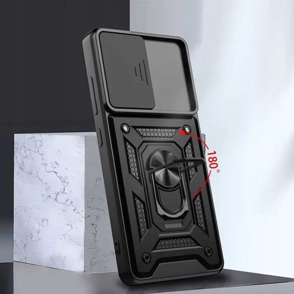 Ударостійкий чохол для Samsung Galaxy S20 FE Чорний Camshield Serge Ring - Зображення 5