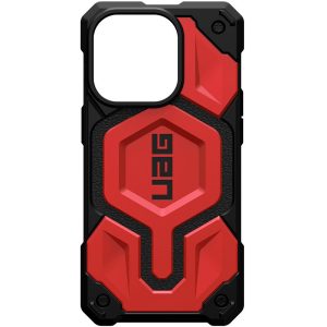 Ударостійкий чохол для Apple iPhone 14 Pro Червоний UAG Monarch Pro with MagSafe Leather