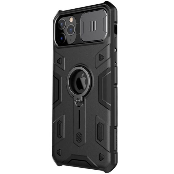 Чохол для iPhone 11 Pro Чорний Nillkin CamShield Armor (шторка на камеру) - Зображення 2