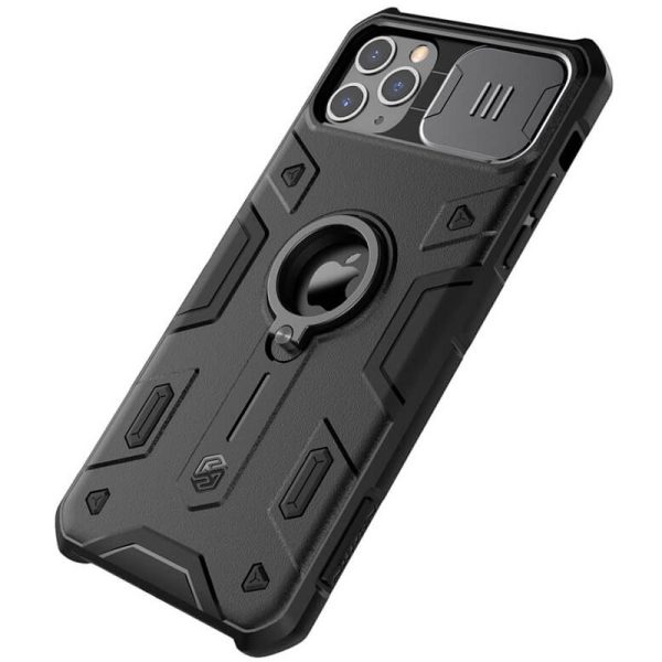Чохол для iPhone 11 Pro Чорний Nillkin CamShield Armor (шторка на камеру) - Зображення 4