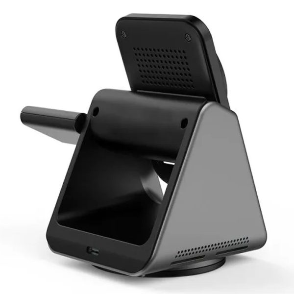 Бездротова зарядка WIWU Wi-W018 3 in 1 wireless charger Сірий - Зображення 3