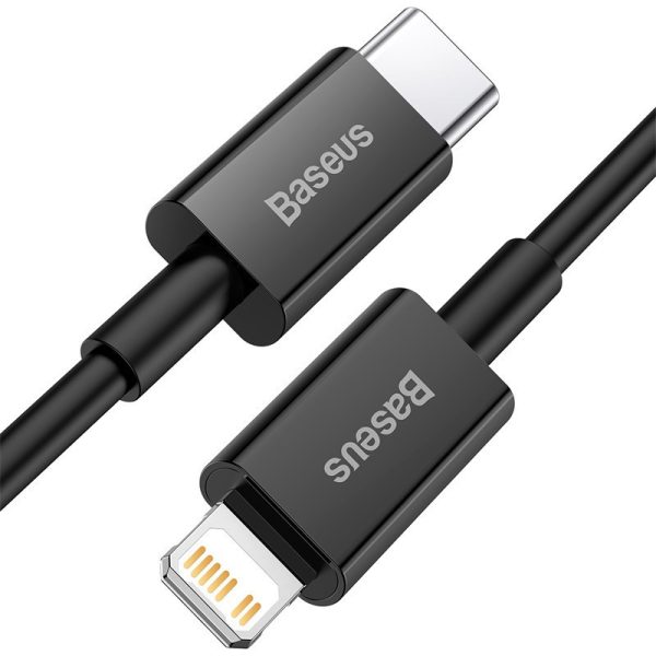 Дата кабель Baseus Superior Series Fast Charging Type-C to Lightning PD 20W (1m) (CATLYS-A) Чорний - Зображення 2