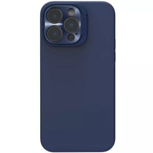 Чохол для iPhone 14 Pro Max Синій Silicone Nillkin LensWing Magnetic