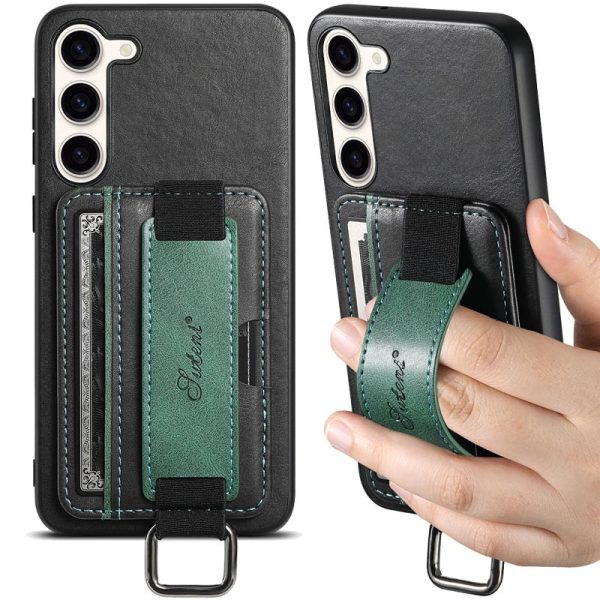 Шкіряний чохол для Samsung Galaxy A54 5G Білий Wallet case and straps - Зображення 2