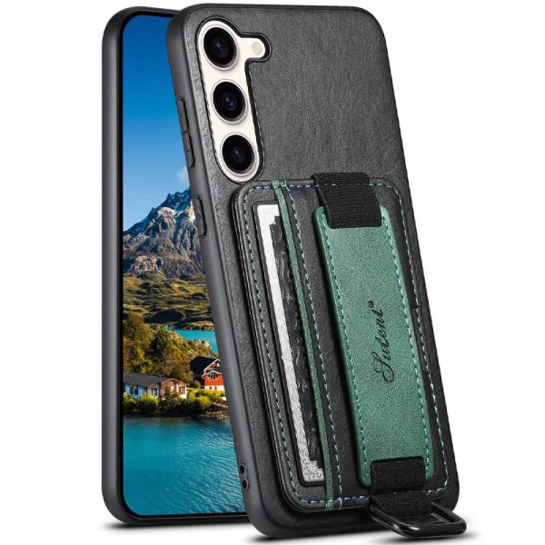 Шкіряний чохол для Samsung Galaxy A54 5G Білий Wallet case and straps - Зображення 3