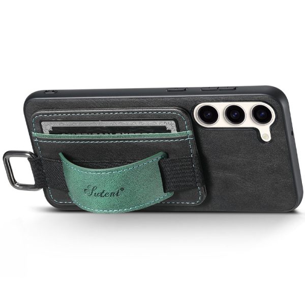 Шкіряний чохол для Samsung Galaxy A54 5G Білий Wallet case and straps - Зображення 6