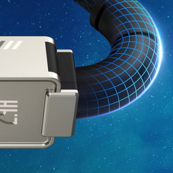 Дата кабель Baseus Unbreakable Series Fast Charging USB to Lightning 2.4A 1m (P10355802111-0) Білий - Зображення 2