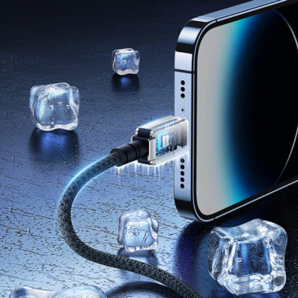 Дата кабель Baseus Unbreakable Series Fast Charging USB to Lightning 2.4A 1m (P10355802111-0) Білий - Зображення 5