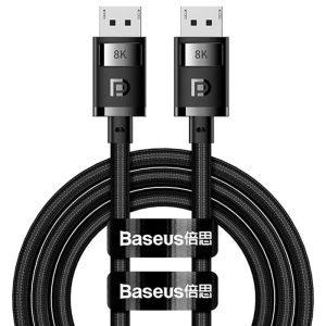 Дата кабель Baseus High Definition DP 8K to DP 8K (3m) (B00633706111-03) Чорний