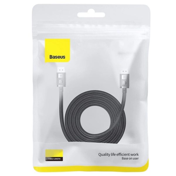 Дата кабель Baseus High Definition DP 8K to DP 8K (3m) (B00633706111-03) Чорний - Зображення 6