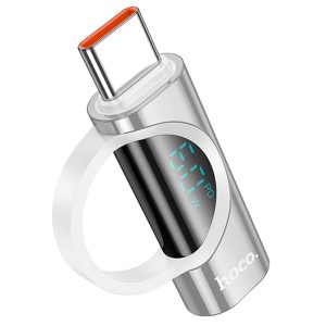Перехідник Hoco UA32A Type-C male to Lightning female display adapter Срібний