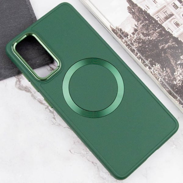 Чохол для Samsung Galaxy A52 4G / A52 5G / A52s Зелений Bonbon Metal Style with MagSafe - Зображення 4