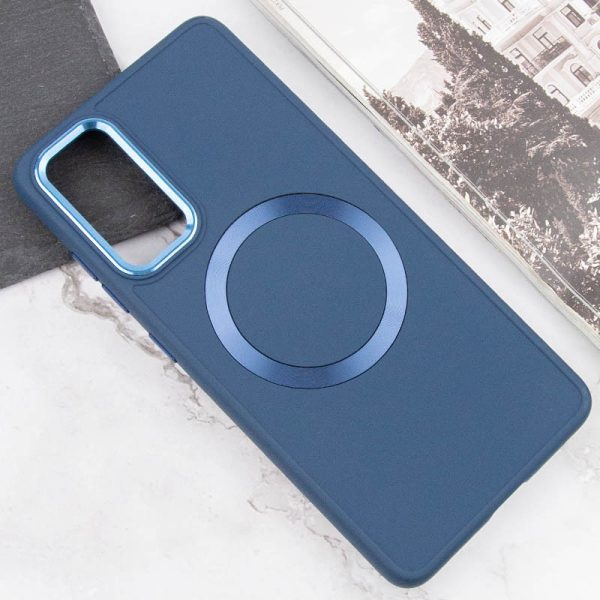 Чохол для Samsung Galaxy A52 4G / A52 5G / A52s Синій Bonbon Metal Style with MagSafe - Зображення 4