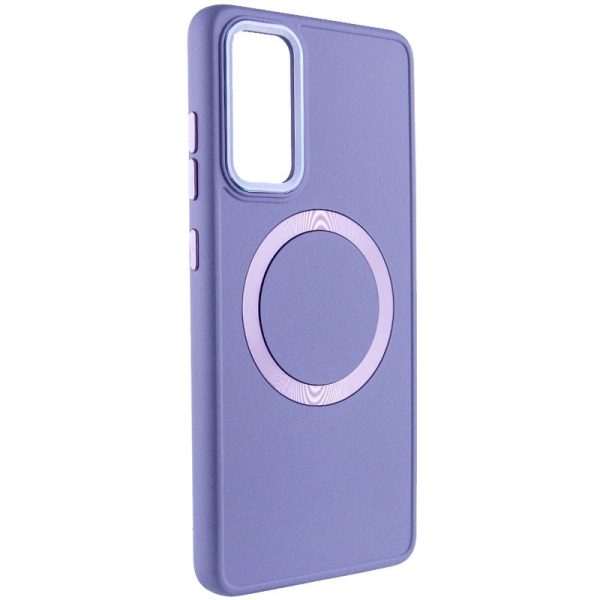 Чохол для Samsung Galaxy A52 4G / A52 5G / A52s Бузковий Bonbon Metal Style with MagSafe