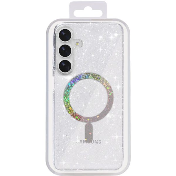 Чохол для Samsung Galaxy A25 5G Прозорий TPU Eclipse Sparkle (MagFit) - Зображення 3